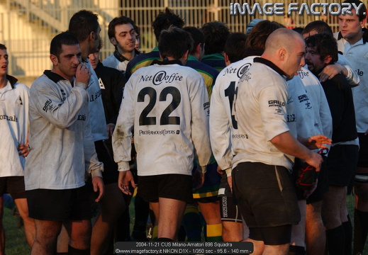2004-11-21 CUS Milano-Amatori